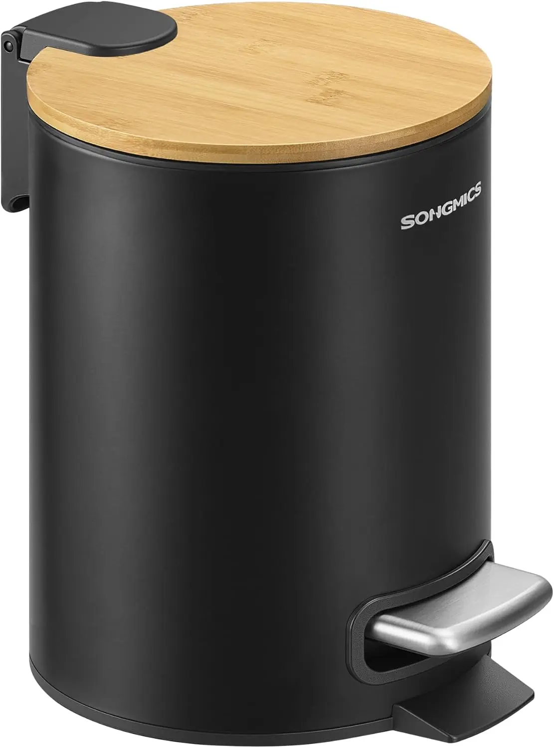 SONGMICS Odpadkový koš Greml 3 L černý/hnědý