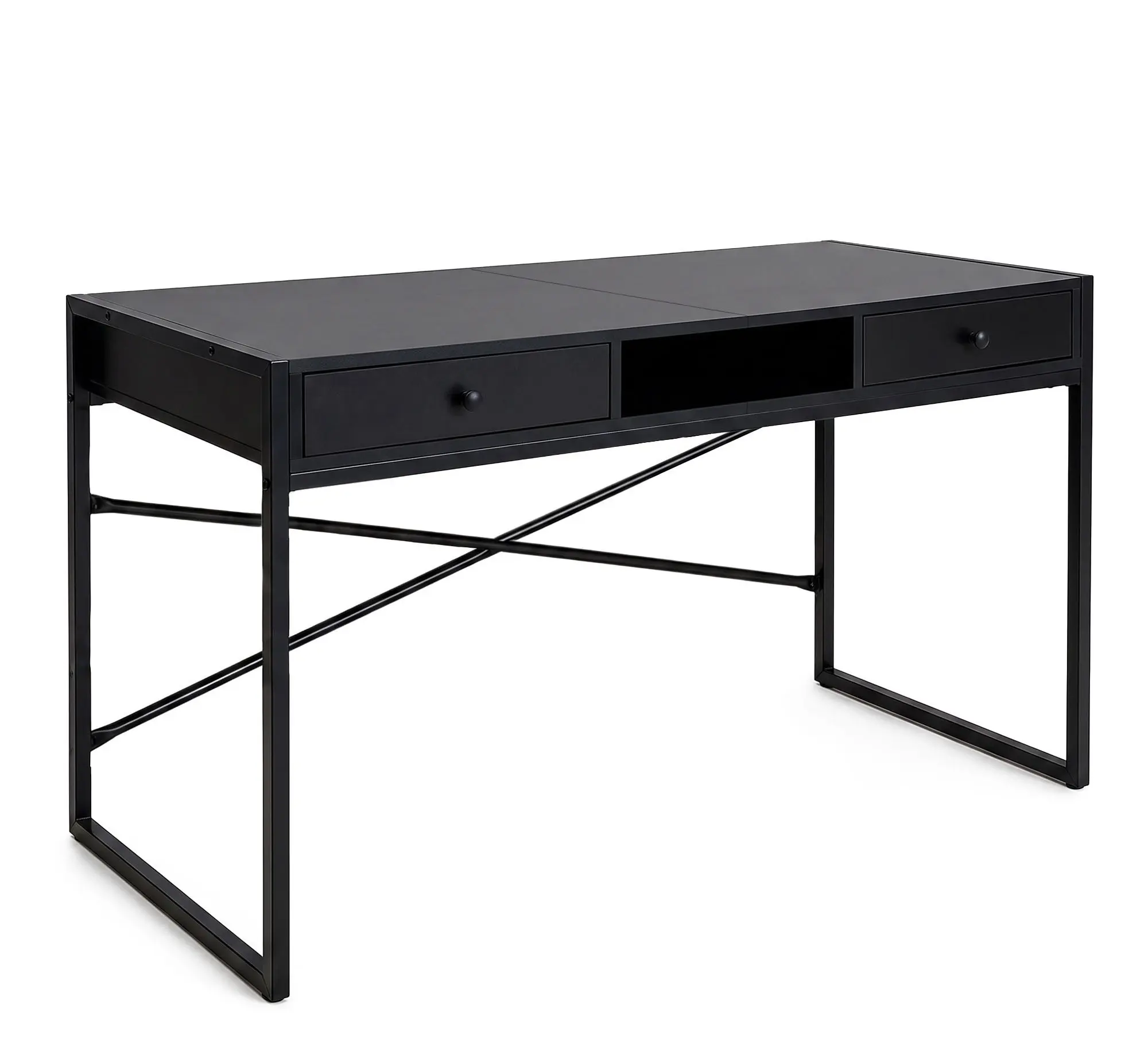 Ak furniture Psací stůl Elonis 123 cm černý