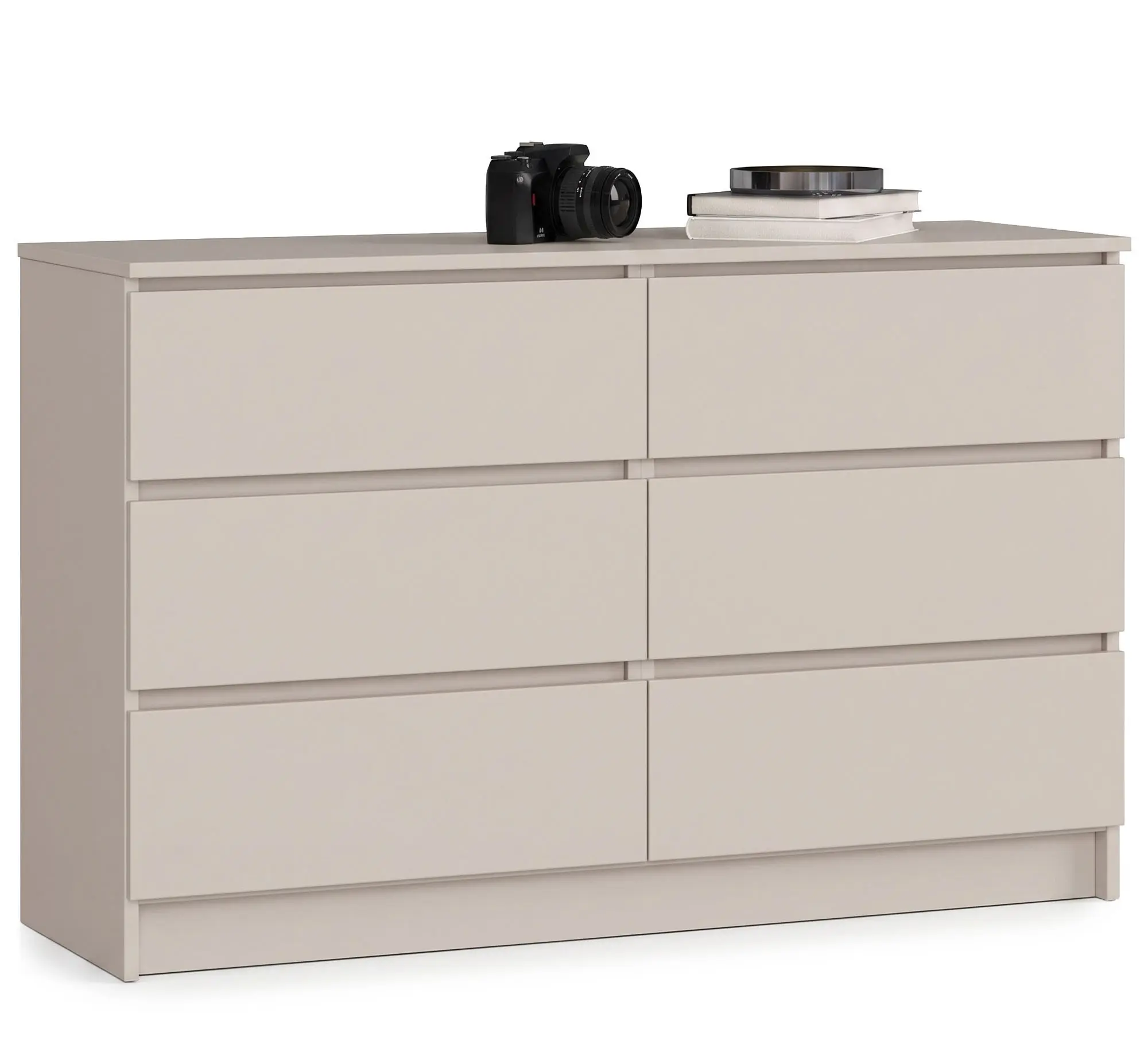 Ak furniture Komoda CLP 6SZ 120 cm kašmír