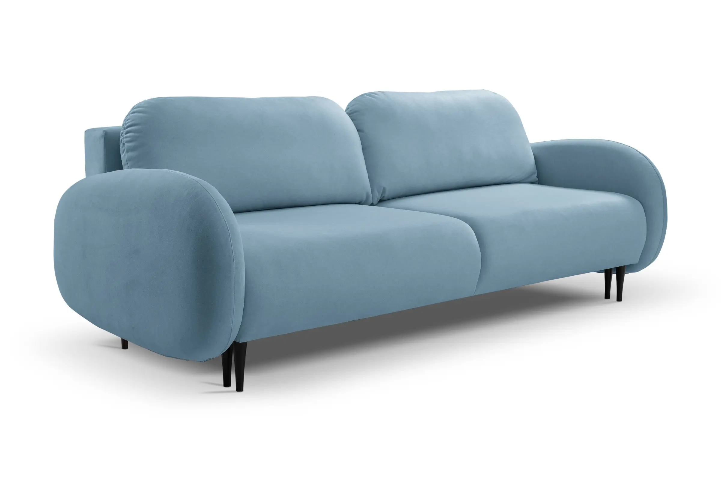Laski Rozkládací pohovka Soft 232 cm Castel 74 modrá