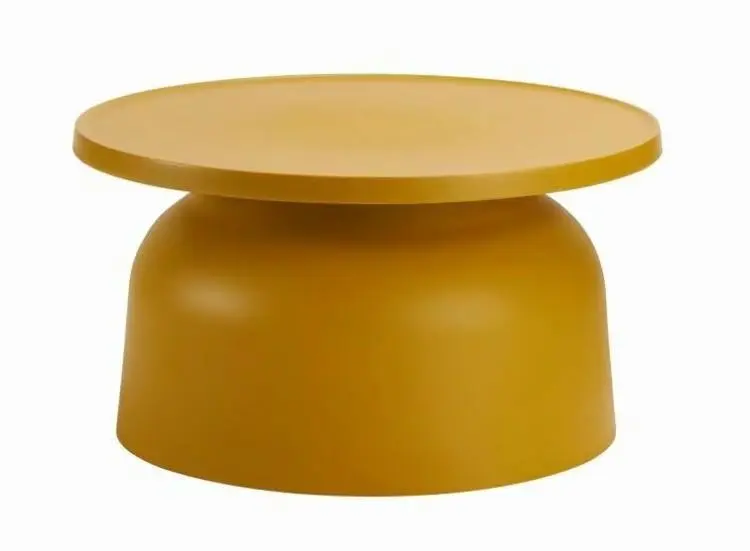 HowHomely Konferenční stolek OTTO 37 cm žlutý