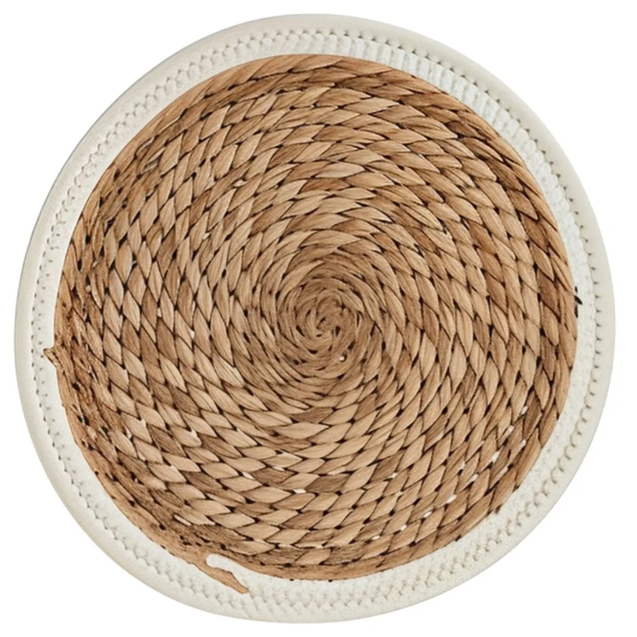 Giftdecor Prostírání s bílým okrajem, 30 cm hnědá 89715 AR