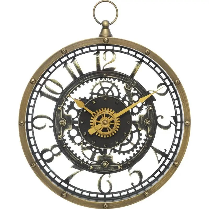 Atmosphera Nástěnné hodiny s viditelným mechanismem MECA, Ø 27 cm vícebarevný 169311