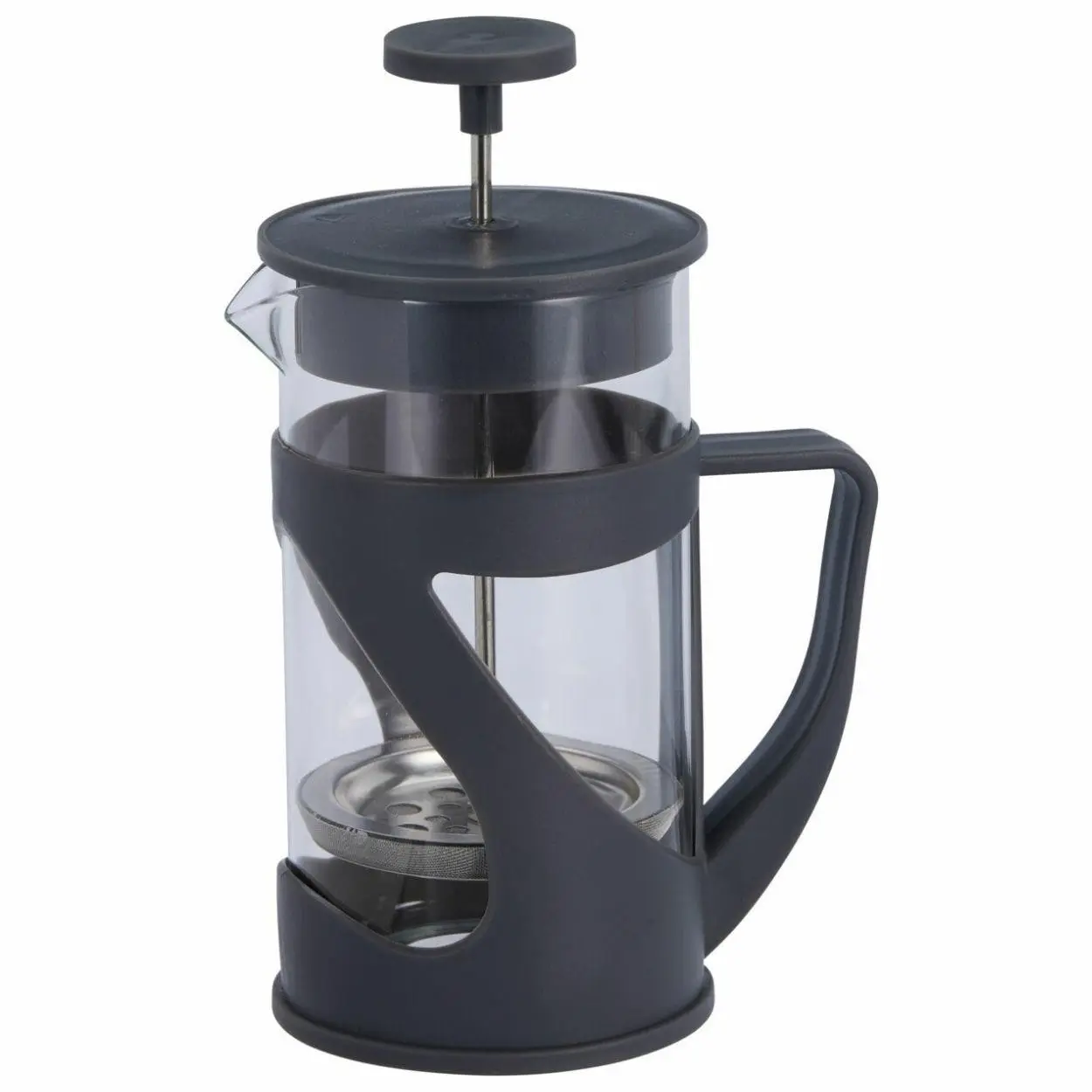 HowHomely French press Wonka 600 ml čirý/černý