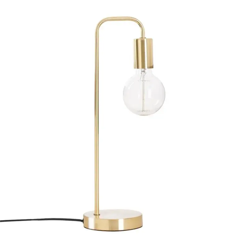 Atmosphera Stolní lampa KELI, kovová stolní lampa, zlatá stolní lampa, 46 cm zlatá 148168A