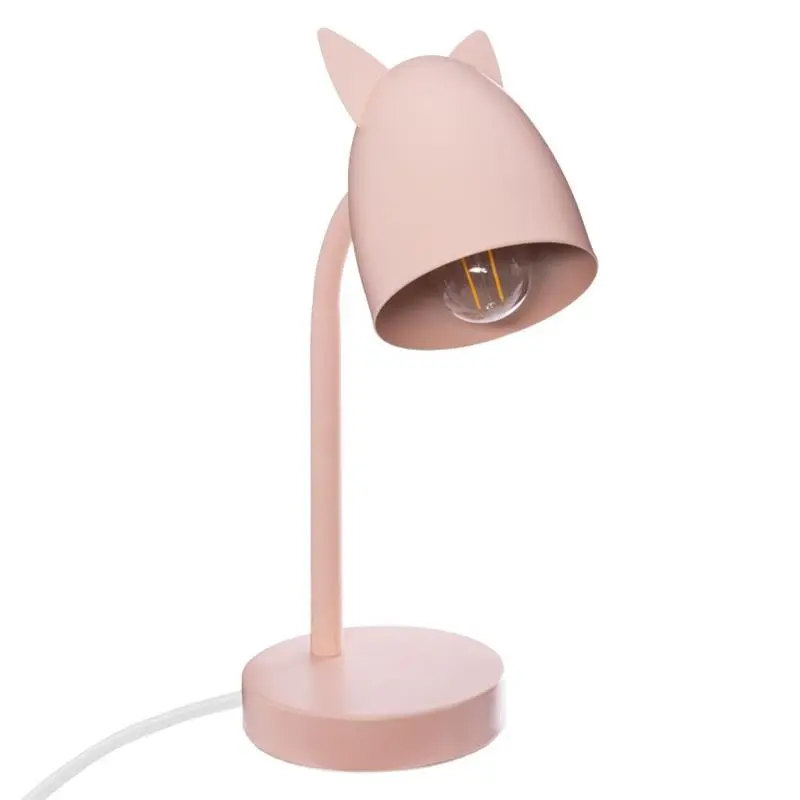 Atmosphera for kids Stolní lampa OREILLLES ROSE, kov, barva růžová růžová 158756A