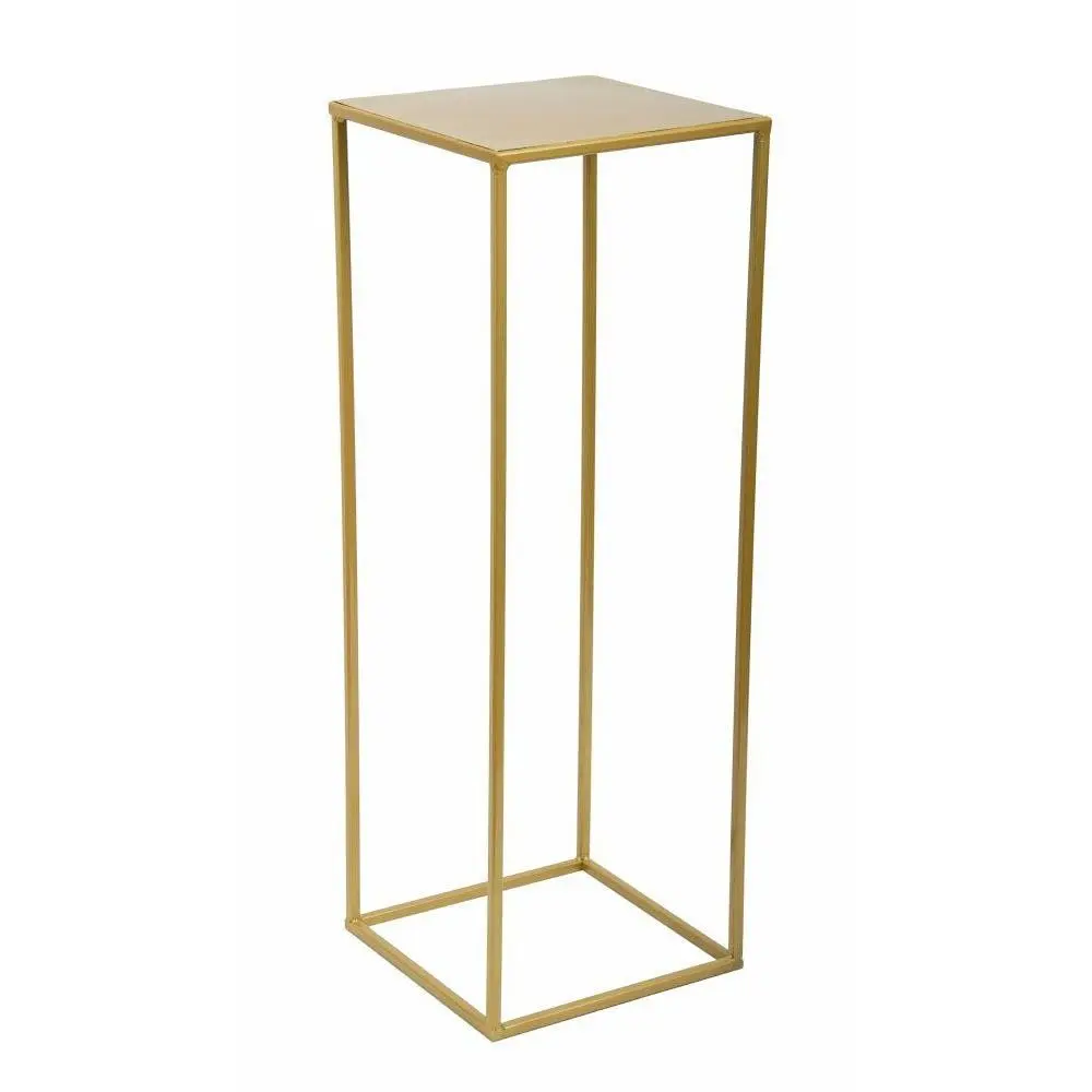 HowHomely Stojan na květiny Glenn 70 cm zlatý