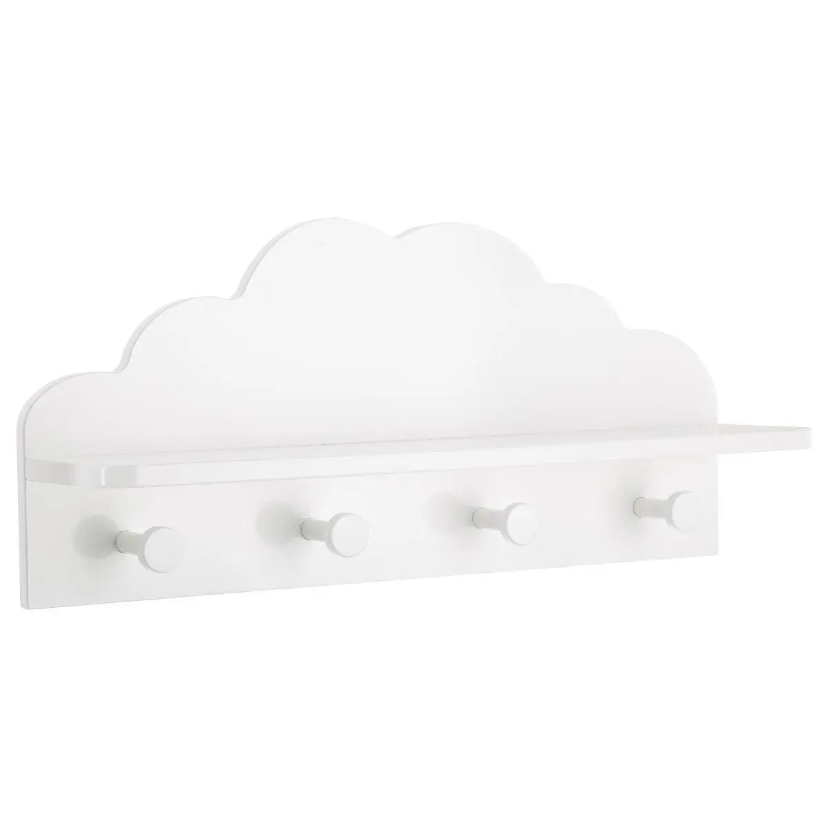 ATMOSPHERA Nástěnný věšák s poličkou Cloud bílý