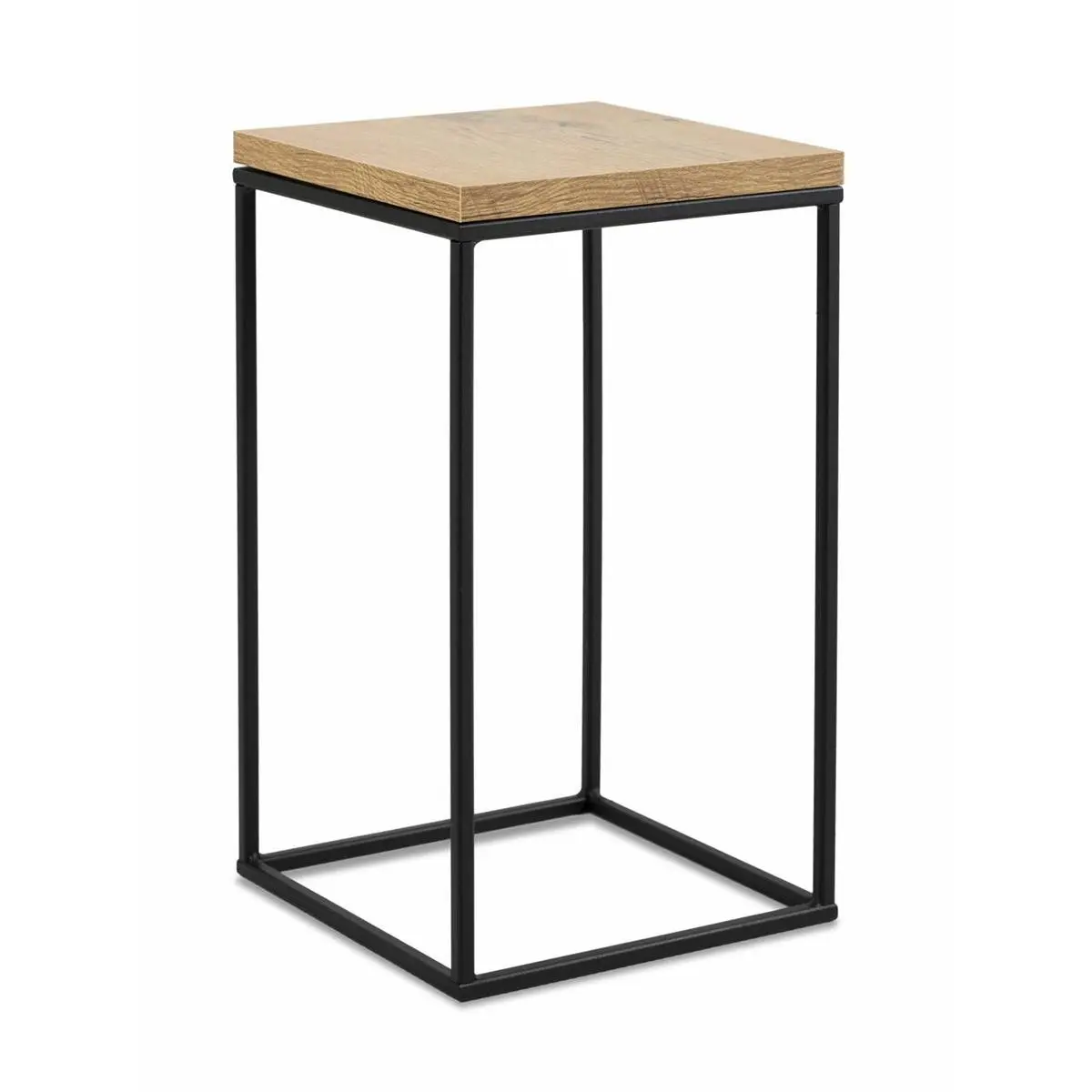 HowHomely Stojan na květiny Basic Loft 40 cm černý
