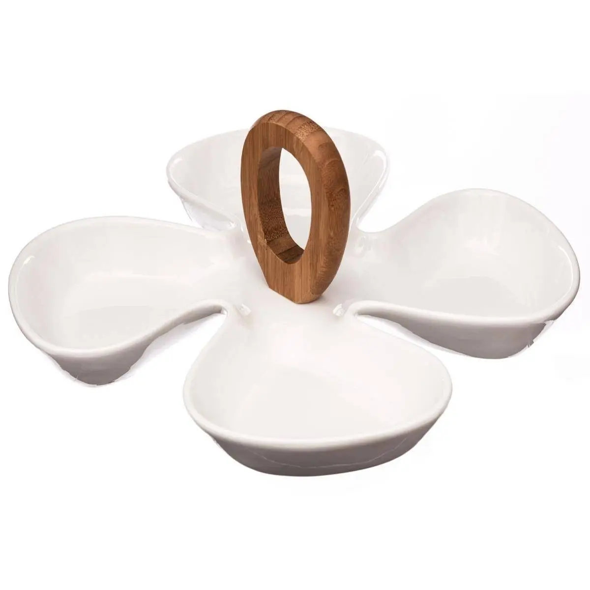 Secret de Gourmet Porcelánová dělená miska bílá