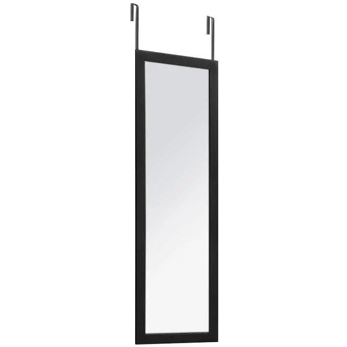 5five Simply Smart Závěsné zrcadlo na dveře HAGGY 110x36 cm černé