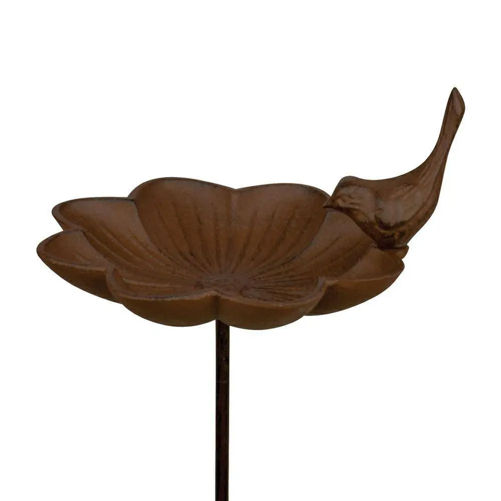 Esschert Design Stojací ptačí pítko BIRW III 91 cm hnědé