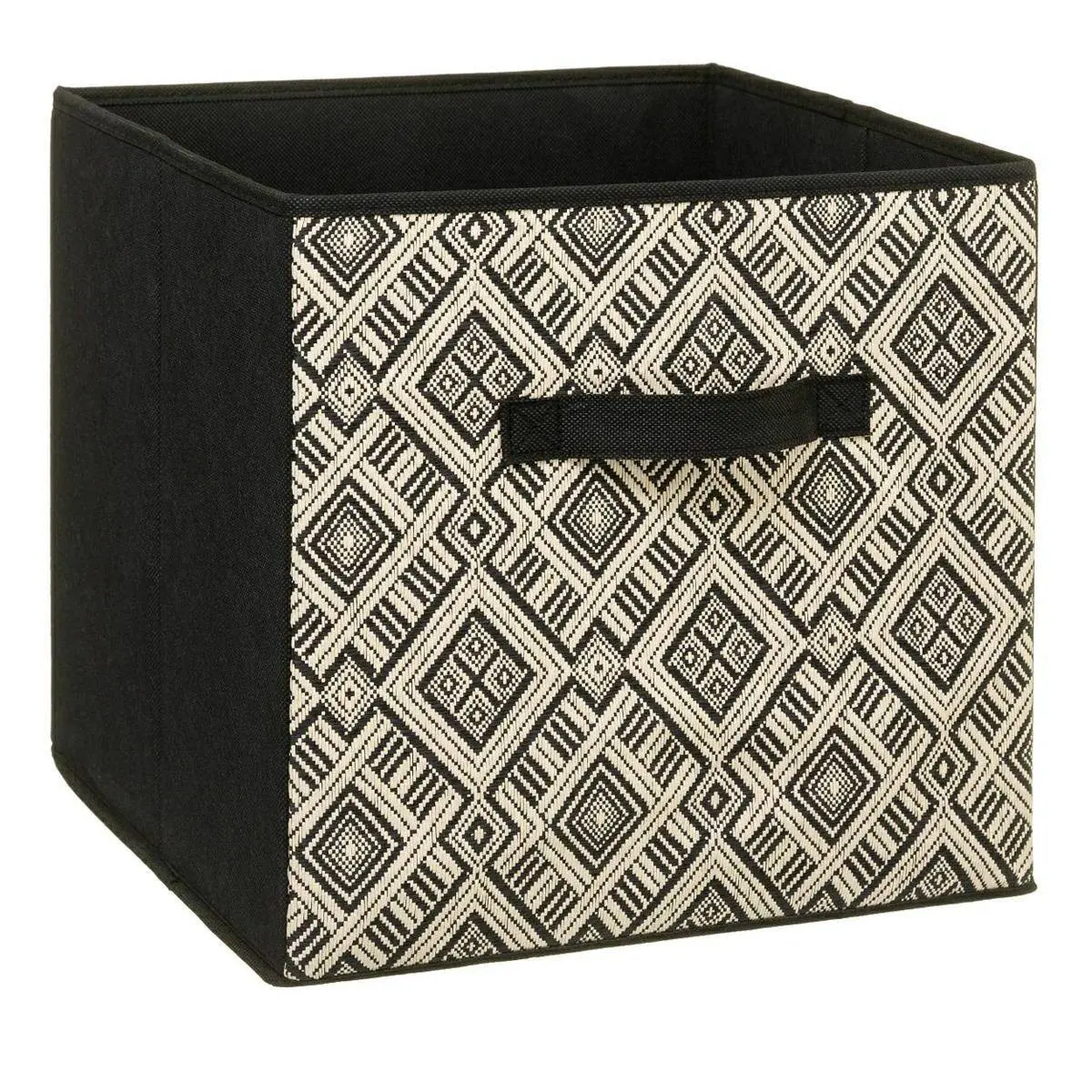 5five Simply Smart Úložný box Ethnique 31x31 cm černobílý