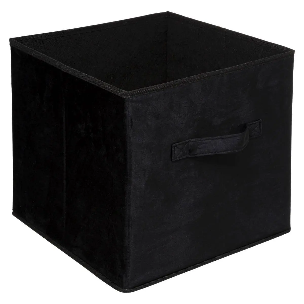 5five Simply Smart Úložný box Textilie 31x31 cm černý