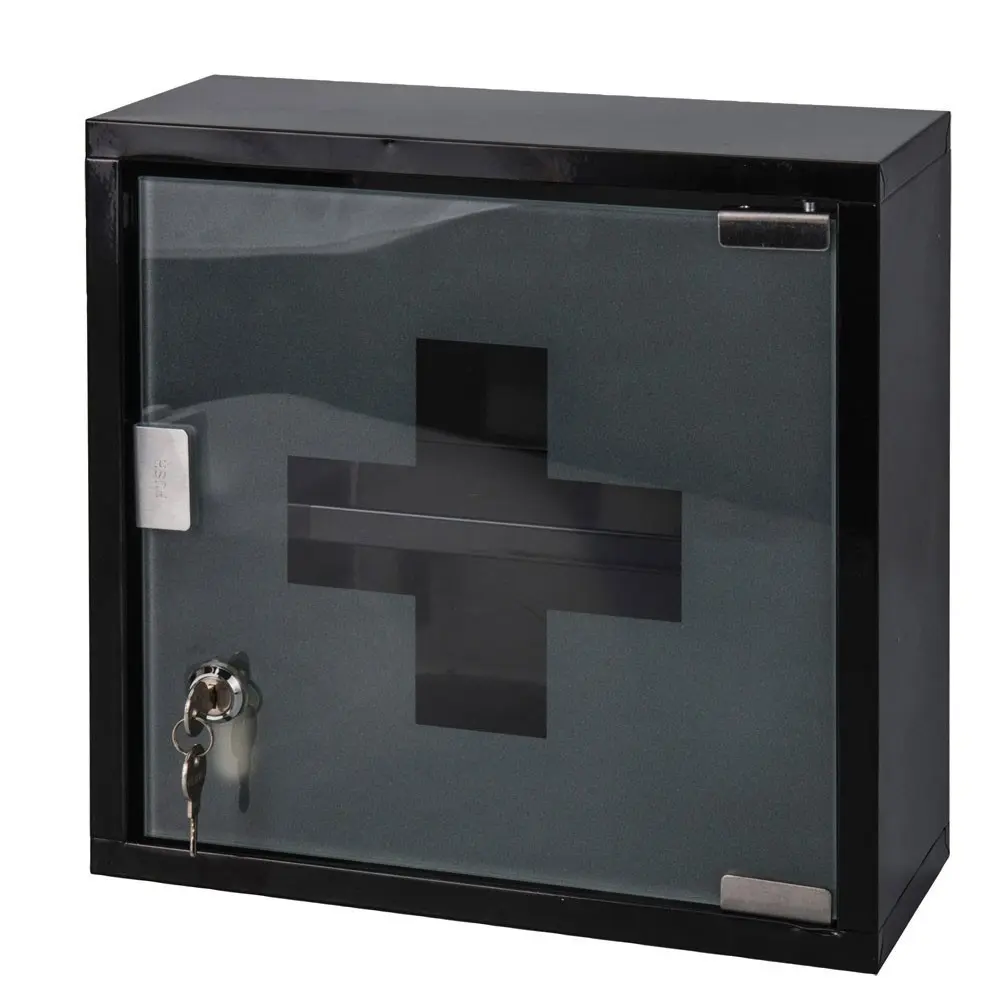 Storage Solutions Kovová lékárnička STORAGE 30x30 cm černá