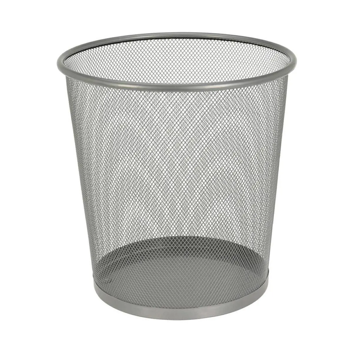 H&S Decoration Odpadkový koš SLIMO 28 cm stříbrný
