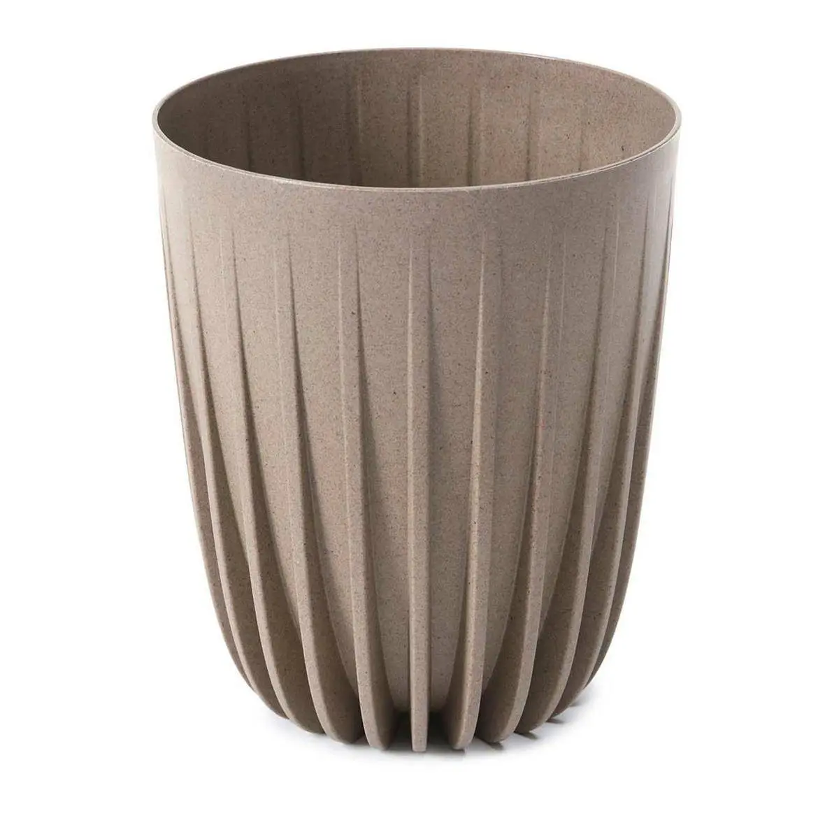 HowHomely Květináč STRIPPED ECO VI 25 cm latte