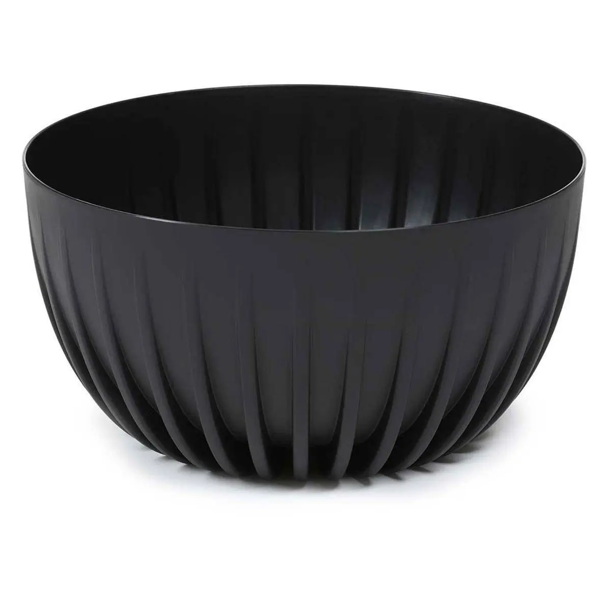 HowHomely Květináč STRIPPED ECO 30 cm černý