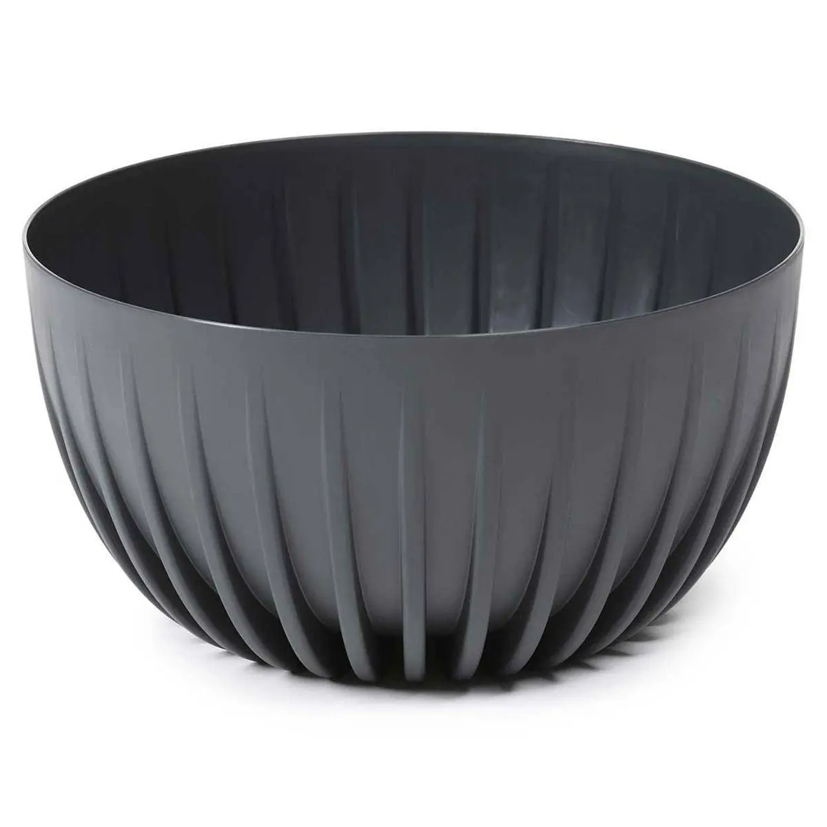 HowHomely Květináč STRIPPED Eco 30x16 cm antracitový