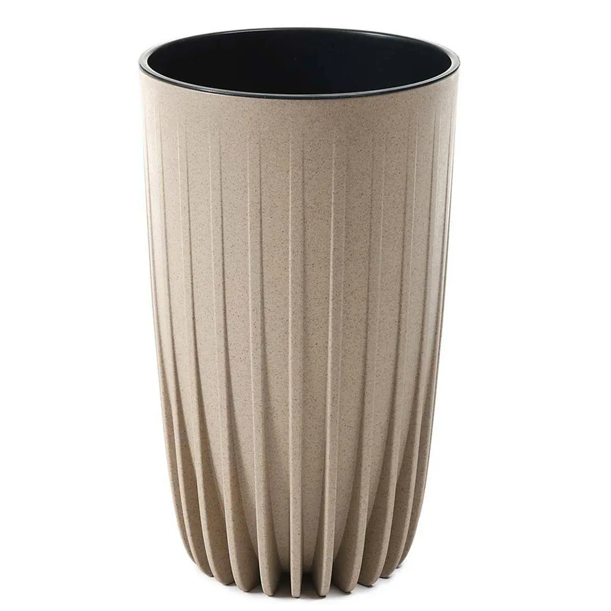 HowHomely Květináč STRIPPED ECO II 30 cm latte