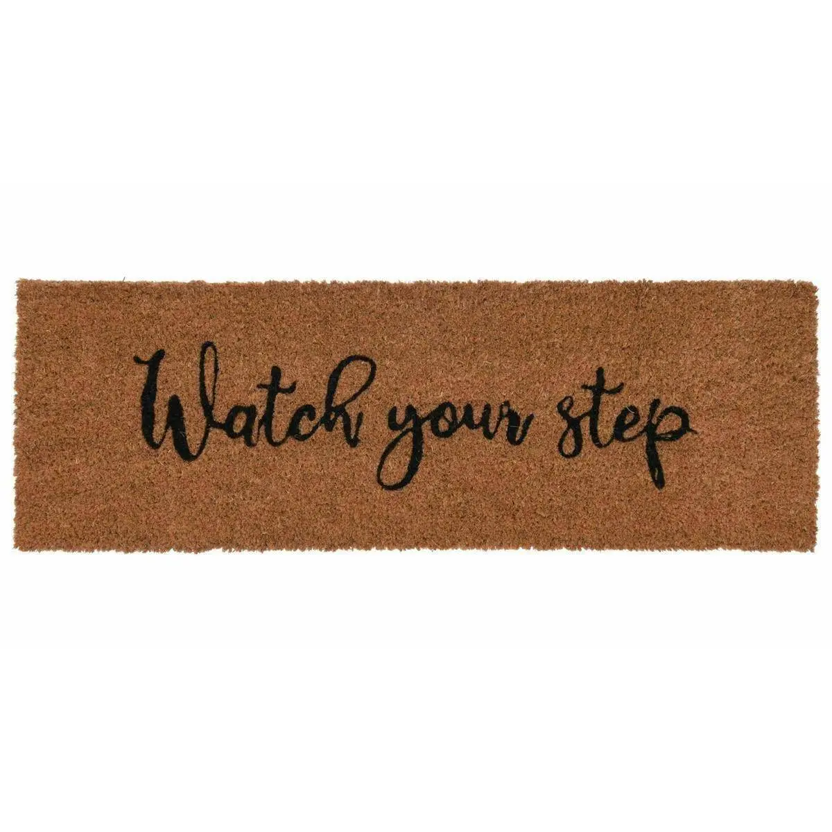 H&S Decoration Rohožka WATCH 75x25 cm hnědá