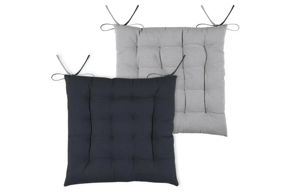 STOF Podsedák na židli s vázáním DUO, dvoubarevný, 100% bavlna, 40 x 40 cm vícebarevný CU1490330GAL
