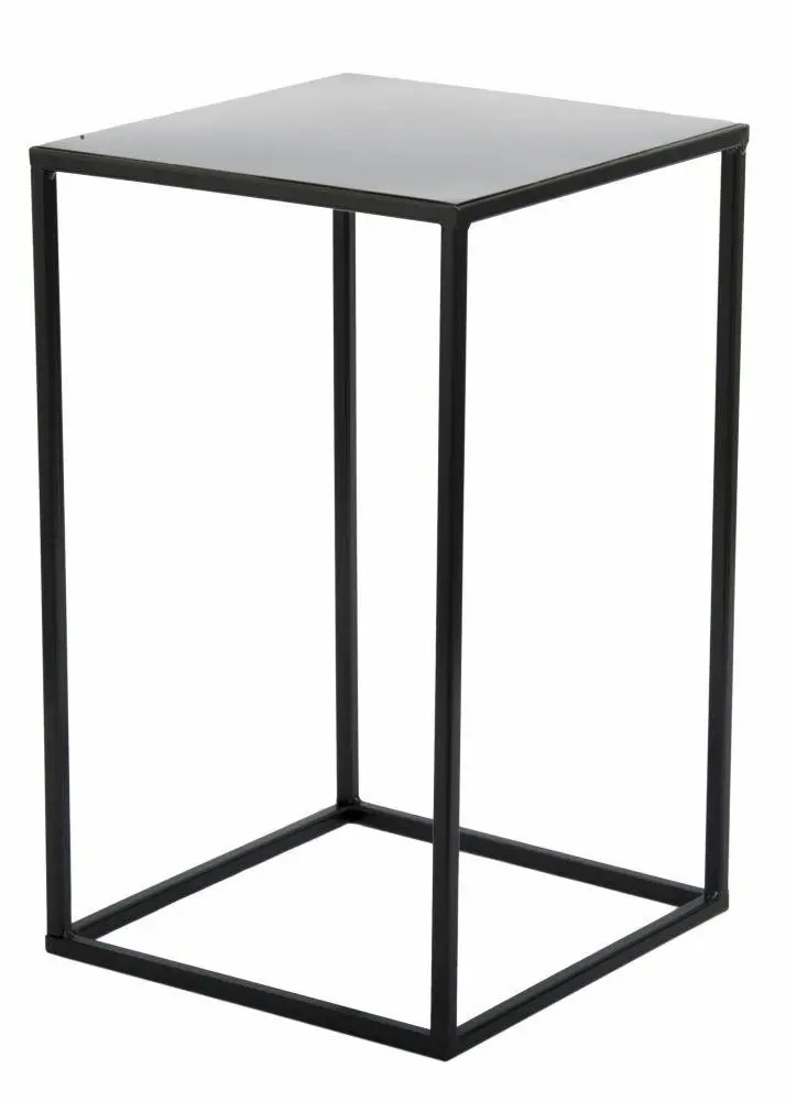 HowHomely Květinový stojan CHARR I 40 cm černý