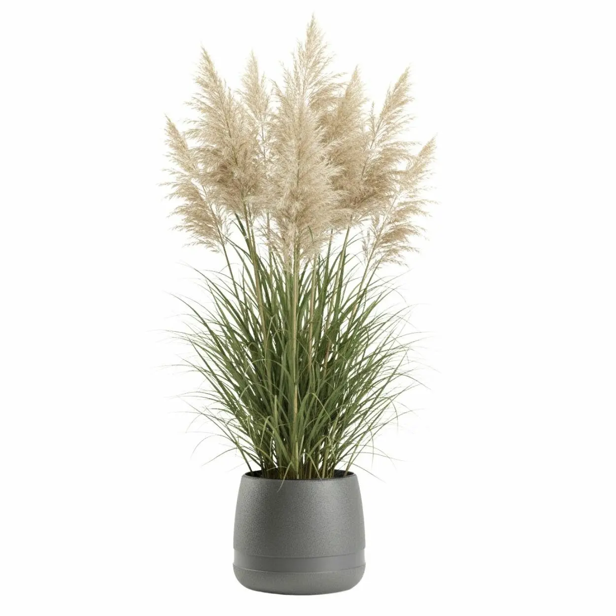 HowHomely Květináč LUNA Vase 34,8 cm antracitový