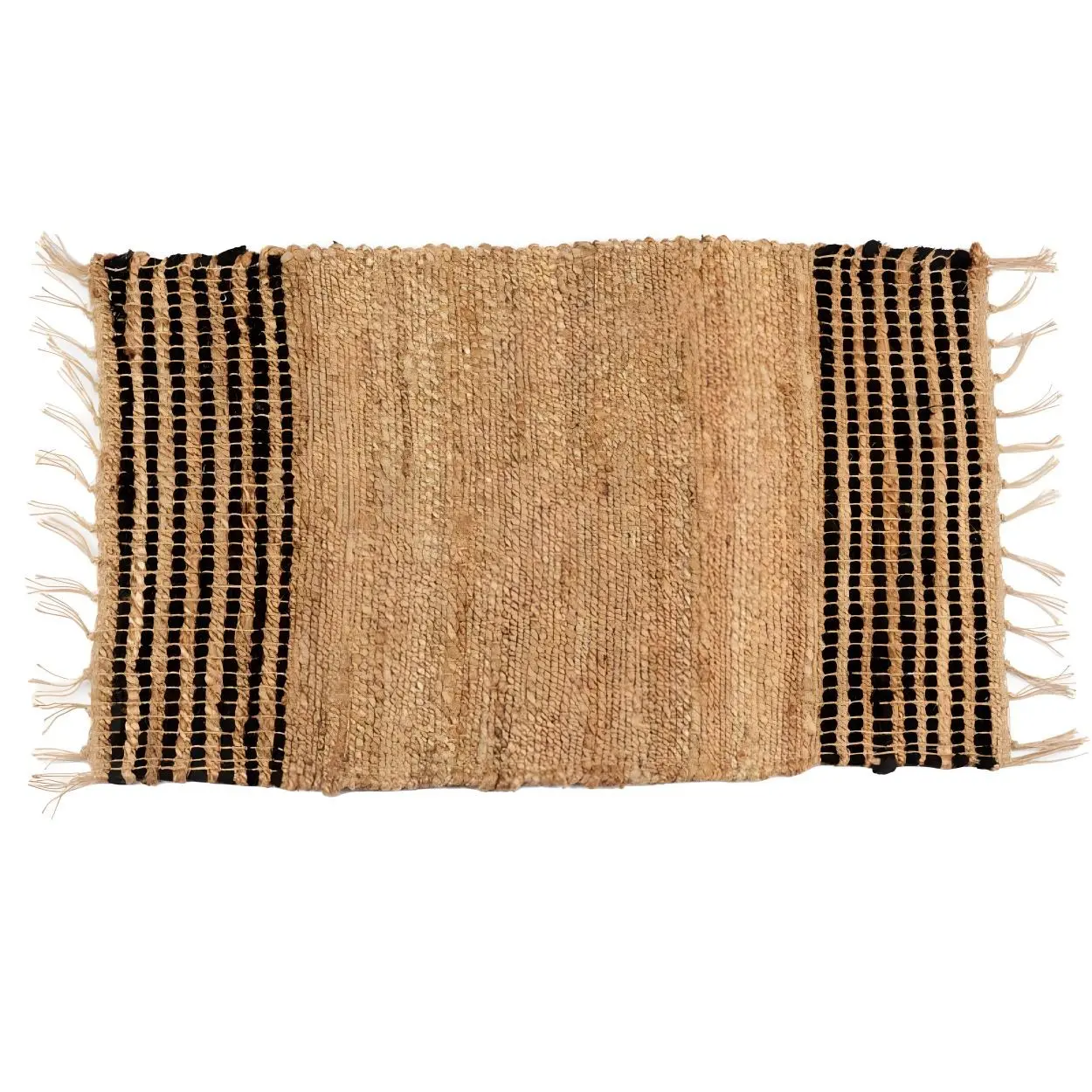 GIFTDECOR Jutový koberec FRINGE 60x90 cm béžový