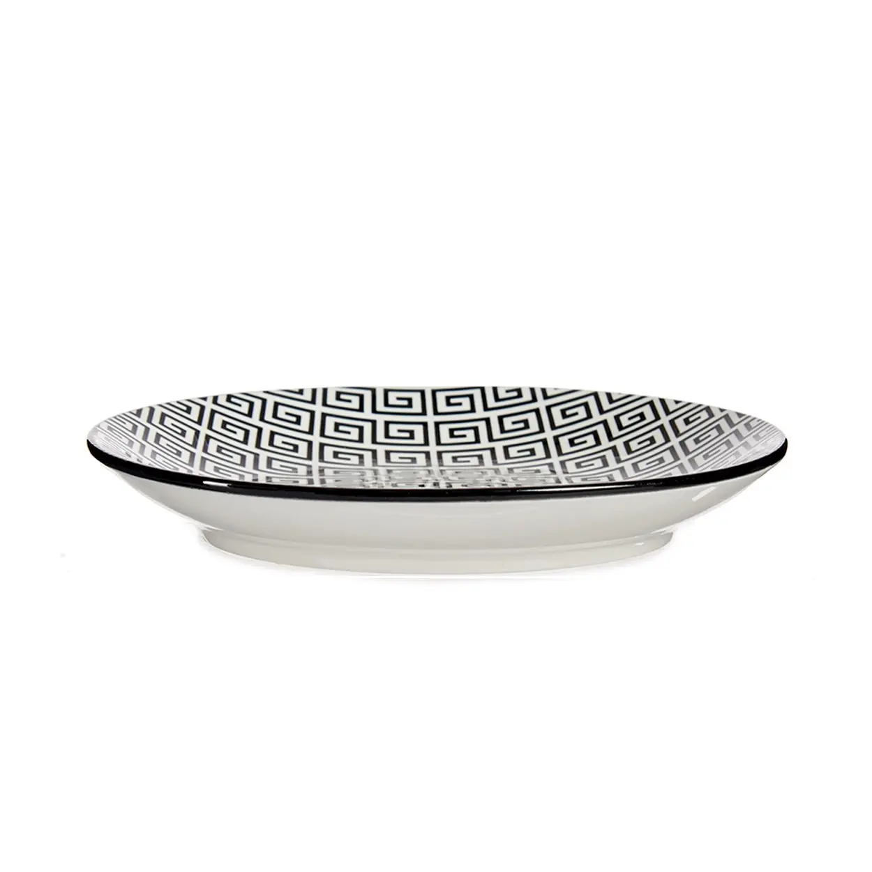 VESSIA Dezertní porcelánový talíř GEOMETRICO 20 cm vícebarevný