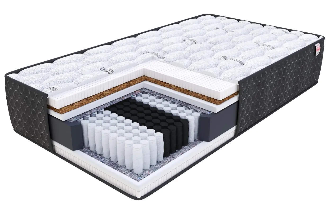 FDM Vícetaštičková matrace BRAVO 24 cm, velikost 120x200