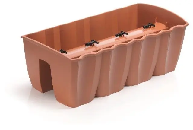 Truhlík na zábradlí CROWN 58 cm