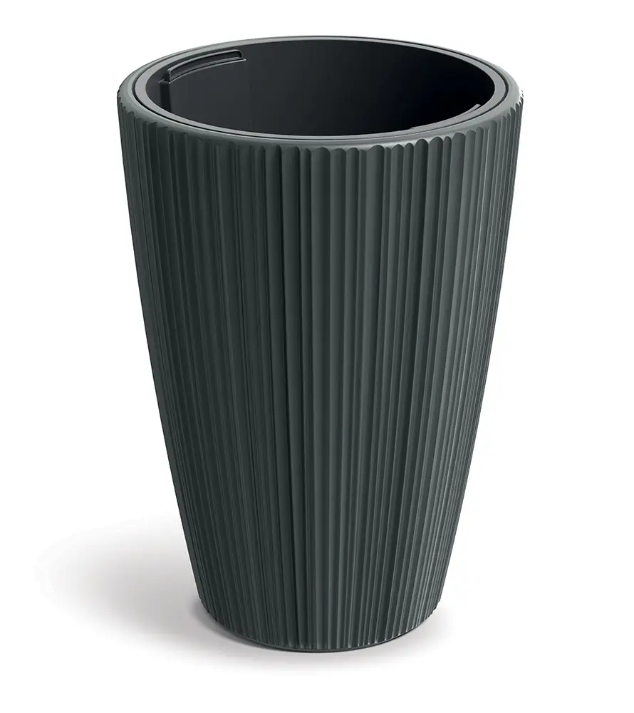 Prosperplast Květináč Oros tmavě šedý, varianta