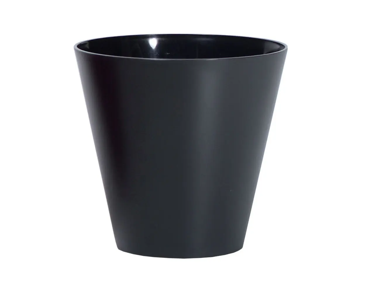 Prosperplast Květináč Tubus Simple tmavě šedý, varianta 30 cm