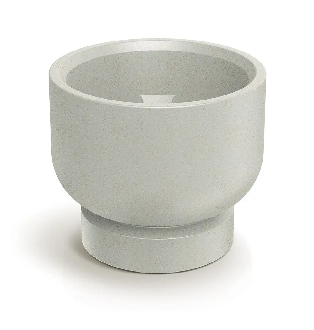 Prosperplast Plastový květináč MOLTAS BASE ROUND 40 cm pískový