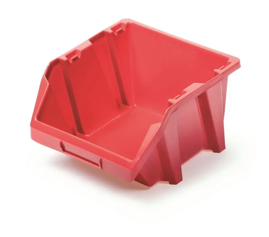 Prosperplast Úložný box BENER červený, varianta 21,4 cm