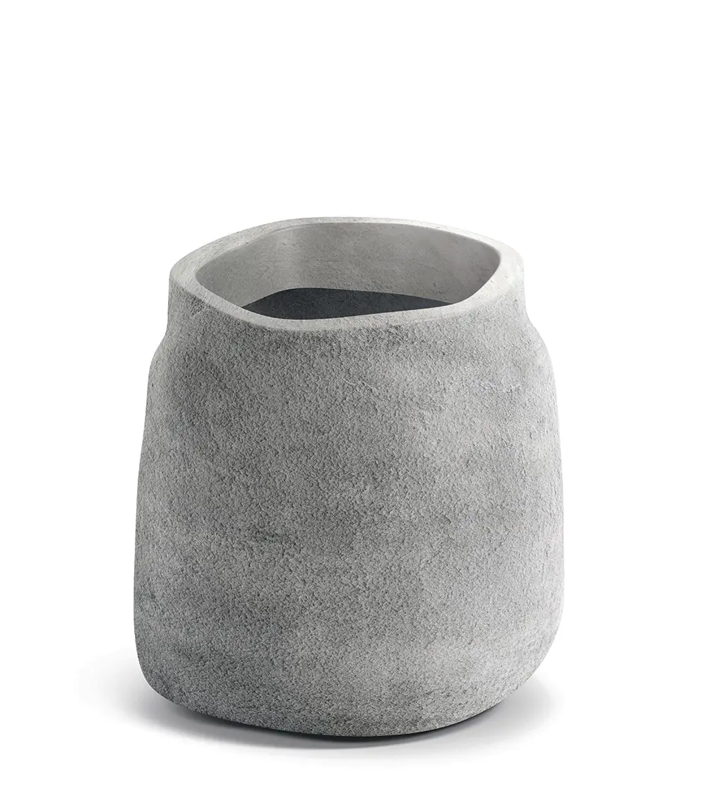 Prosperplast Plastový květináč BOGELOS betonově šedý, varianta 38 cm