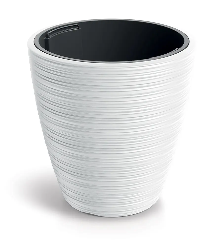 Prosperplast Plastový květináč Venas Round bílý, varianta 34,9 cm