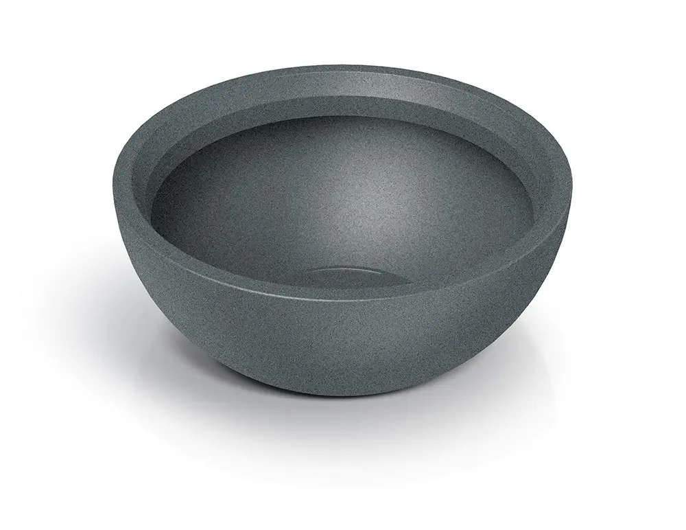 Prosperplast Plastový květináč MOLIOS BOWLS granitově šedý, varianta