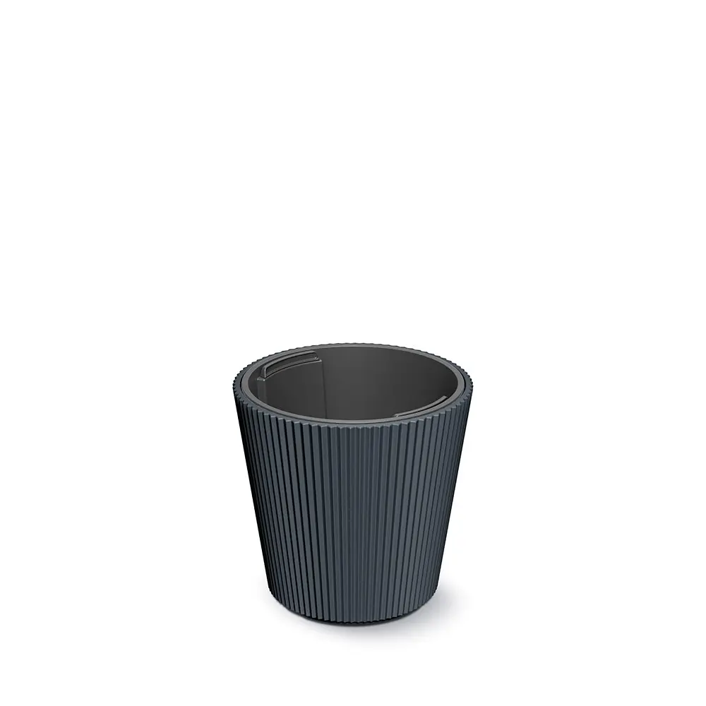 Prosperplast Květináč MILLA VI antracitový, varianta 23,8 cm