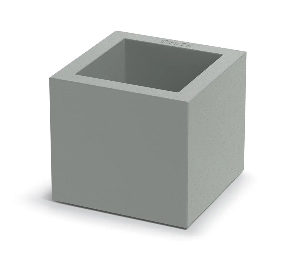 Prosperplast Plastový květináč CUBLASO SQUARE betonově šedý, varianta 58 cm