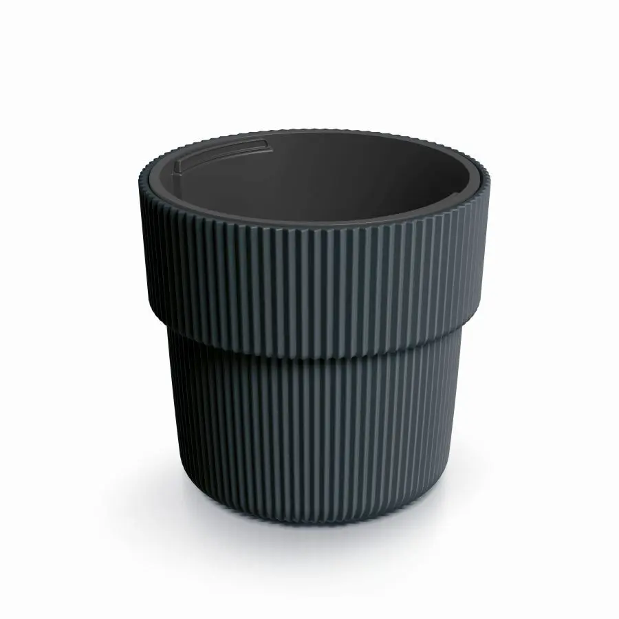 Prosperplast Květináč MILLA II antracit, varianta 29,9 cm
