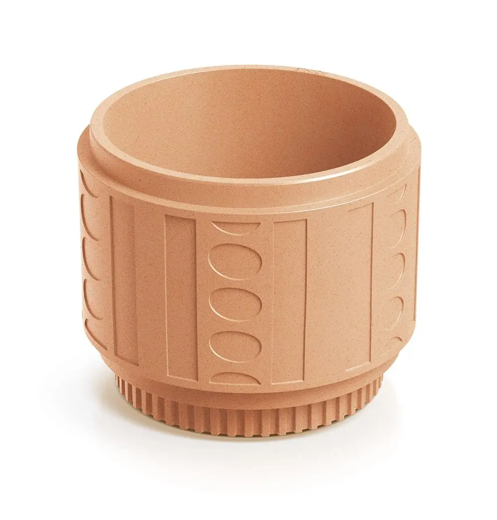 Prosperplast Plastový květináč FOLKAS ROUNDOS terakota, varianta 40 cm