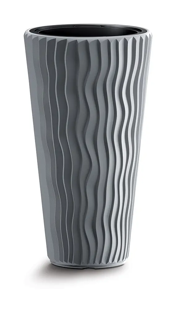 Prosperplast Květináč Long Sandy šedý, varianta 39 cm