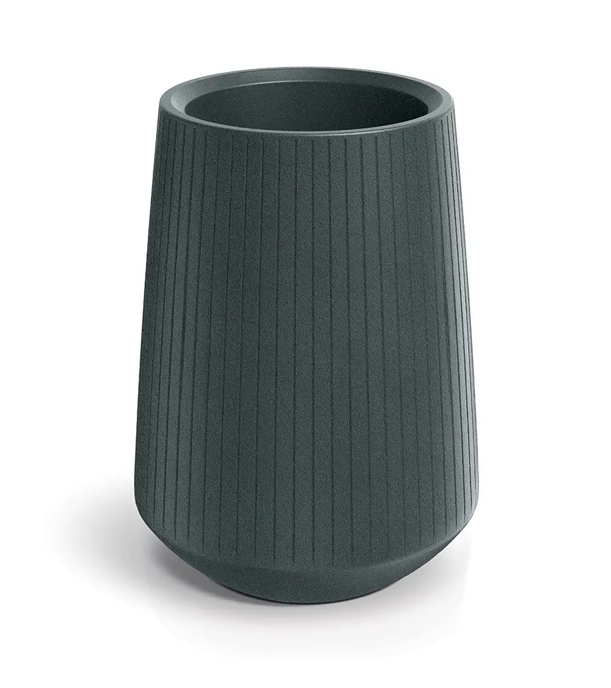 Prosperplast Plastový květináč COROS BOWL HIGH 40 cm grafitový