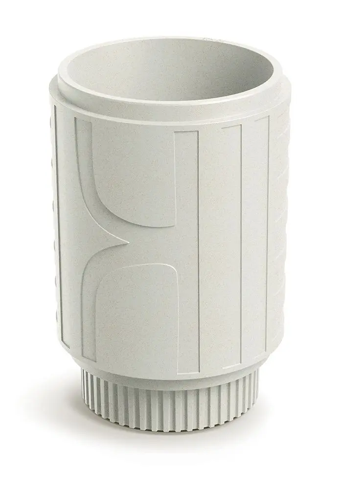 Prosperplast Plastový květináč FOLKAS ROUNDOS MIDL 40 cm pískový