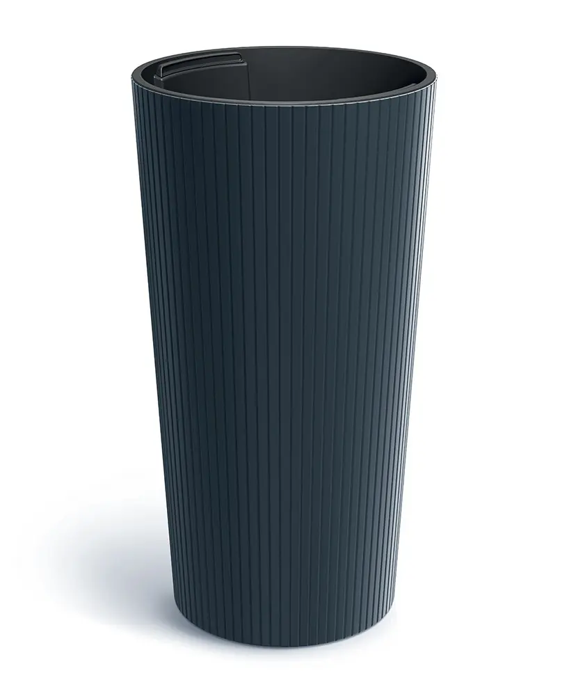 Prosperplast Květináč Lamie Slim antracit, varianta 30 cm