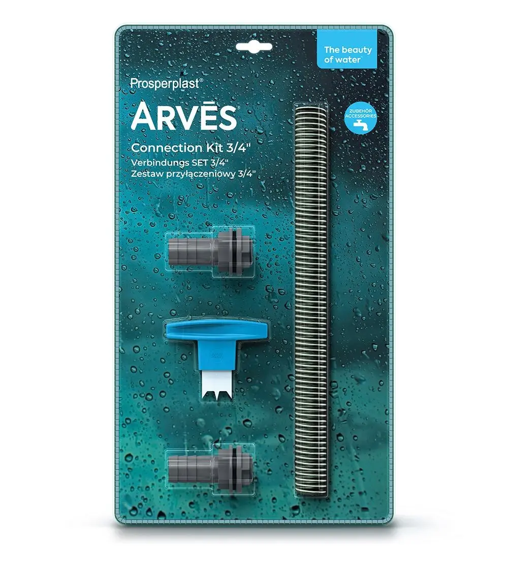 Prosperplast Připojovací sada Connecto Kit 3/4" k sudům na dešťovou vodu