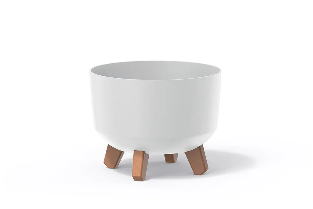 PROSPERPLAST - Květináč Gracia 24cm bílý