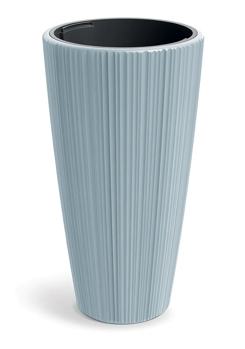 Prosperplast Plastový květináč OROS 39 cm světle šedý matný